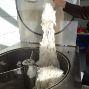Alpakawolle in der Waschmaschine
